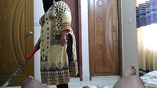 Indian MILF Stepmom Helps Stepson Cum