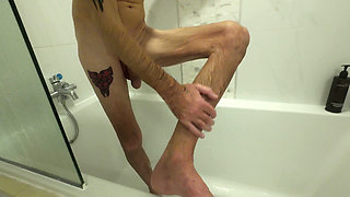 Washing My Feet for My Foot Worshippers