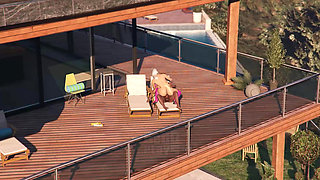 GTA 5 Franklin orders a hot Lady with pink boots Part2