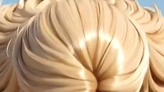 White Blonde Bound in Africa - Horny Pussy Ready for Tribe Creampie
