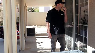 Shameless tiny brunette in a school uniform is ready to get her ass pounded