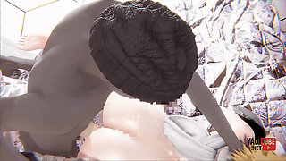 Zelda Yaoi - Link Femboy Fucked by a Black Boy