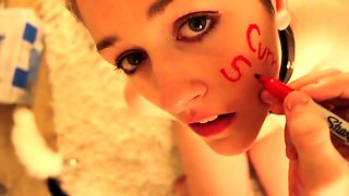 hmdt - cute submissive girl gets hard punishment in mouth