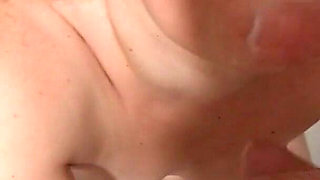 Mouth Wide Open to Receive the Sperm