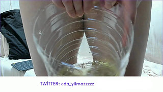 Pee Close up. Turk Reveal