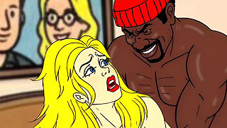 Married Housewife Maria Spreads Her Legs and Becomes a Slut Wife. Cartoon Hentai