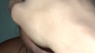 Sucking and Sitting in POV to a New Young Bull Till Making Him Cum