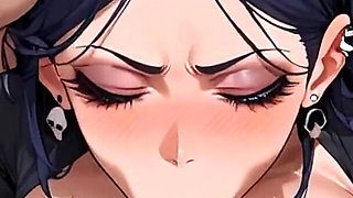 Anime Ai My Ex-girlfriend Invites Me to Her House to Give Me a Deep Throat
