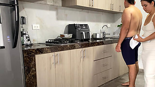 My Stepmom Wants Hardcore Sex in the Kitchen