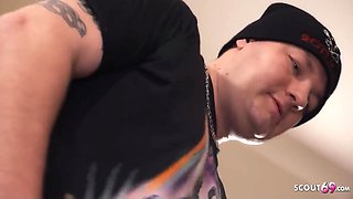 Tiny Guy Seduces Curvy German Manu Magnum To Raw Escort Sex