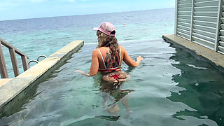 I Caught My Pervy Step Brother Taking Pics of Me in the Pool!