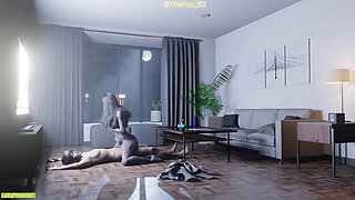 Sadako Yamamura - Ghost Video 2024 Ver Clean WM (No sound) By LazyProcrast Animation 3D Hentai