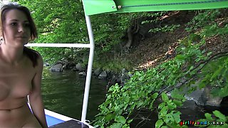 POINT OF VIEW Outdoor Lesbian 3some sex: Part 3 2 - Girlfriends