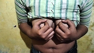 Horny Girl Fingerings in Kitchen