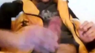 Str8 Danish Guy Cums on Paper Towel with Monstercock