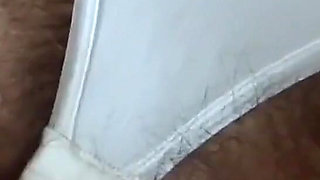 Ardientes 69 - My Wife Has a Hairy Pussy and It Excites Her a Lot to Show How Her Thong Hairs Come Out - Ardientes69