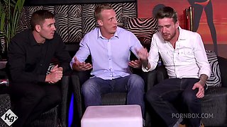 Busty Blonde Pole Dancer Takes On Stag Party Lads In a Wild Gangbang