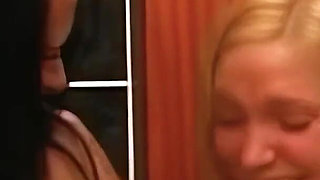Blonde Slut Rides Hard and Swallows Cum
