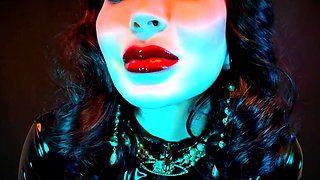 Red Lips Worship: Cum on Your Knees - Lip Fetish, Lipstick Fetish, Lip Gloss, POV, Jo