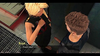 Stranded in Space - Blonde Virgin 18 Year Old Deepthroating My Cock