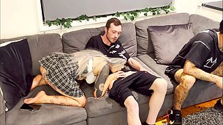 Schlong, first-timer, cum in mouth swallow