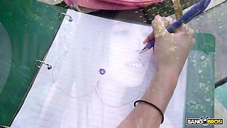 BANGBROS - Eva Generosi Feels Generous As She Offers Her Ass To Her English Teacher