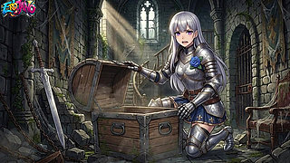 Sexy Adventurer Gets Turned on by a Goblin and Gives Him a Wild Blowjob in the Abandoned Castle