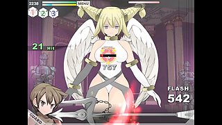 Thighjob domination with mind control in a video game session