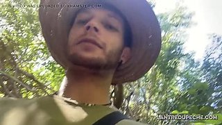 Step Brother Deep Throat Blowjob & Cum Swallow - Amateur Brunette 18 Year Old With Big Ass