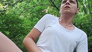 Inserting a Stick in My Pussy