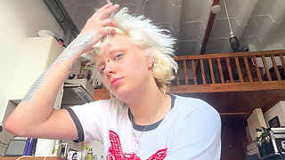 Smoking a Cigarette Lazy Coffee No Makeup
