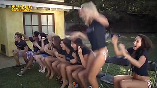 Big Tits Blonde Brunette Lesbians Group Sex in Bikini