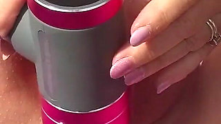 Close up Slow- Mo Puffy Cunt Vibes