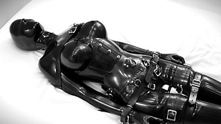 gentle fetish anal actions with latex and bdsm