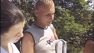 Bisexual anal fucking big cock sucking threesome