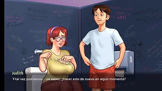 Secret Bathroom Sex With My Classmate - Uncensored POV Blowjob & Big Natural Tits