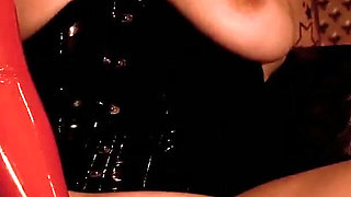 Femdom Lesbian Subgirl Train in Latex Pussy Masturbation Free Porn Video