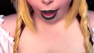 Irish Barmaid Gags on Massive Cock