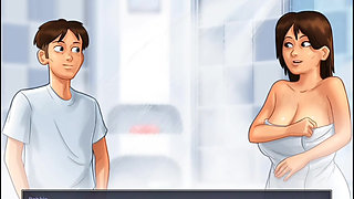 I fuck my stepmom and stepsister when they are bathing