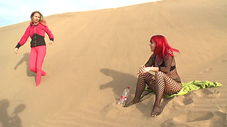 Lesbian Dunes Pony Riding Mega Extreme