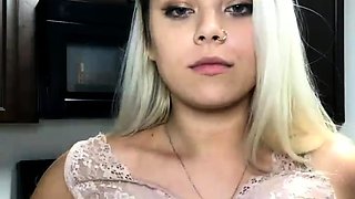 Lovely Blonde With Tight Pussy Masturbate Solo