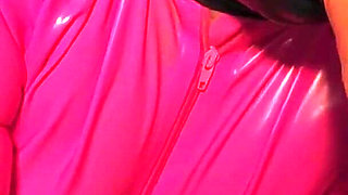 Rubber Doll with Muffled Moans Subdued by the Fucking Machine