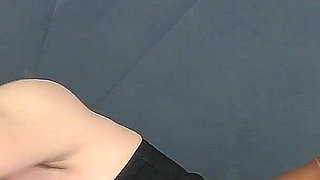 The Babysitter Was Sitting with the, but She Had to Give a Blowjob and Swallow the Sperm