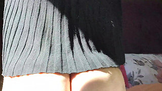Curious Goddess - Hot Brunette Wearing Only a Towel, Very Horny