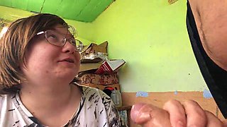 A hot village whore gave me a blowjob