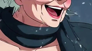 Ai Grannies Topless in Snow