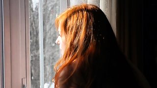 Emo teen on solo webcam masturbation