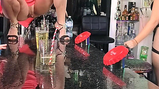 Special: Behind the Scenes Foursome Strip Club Pee
