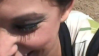 I pumped a whore by the sea who enjoys while I fuck her