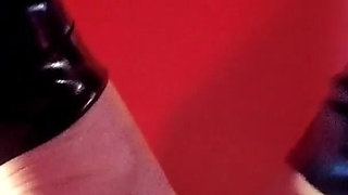 Eva Latex Leggins Footjob Fetish Big Ass Mistress Femdom Rubber BDSM